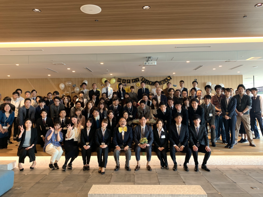 嵜本社長の誕生日をお祝いしました！