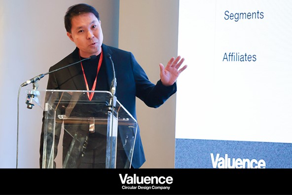 Taro Okamura of the Valuence Holdings ESG Strategic Management Office Addresses the Global Luxury Digital Innovation Summit 2023